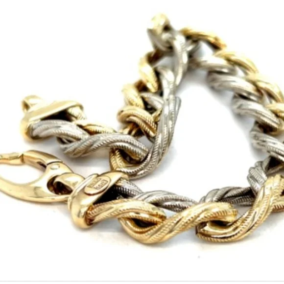 14K Men's Italian Gold Oval Link 8 long x 7/16 wide